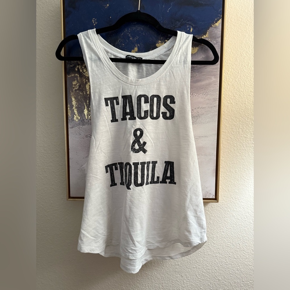 TACOS & TEQUILA tank top